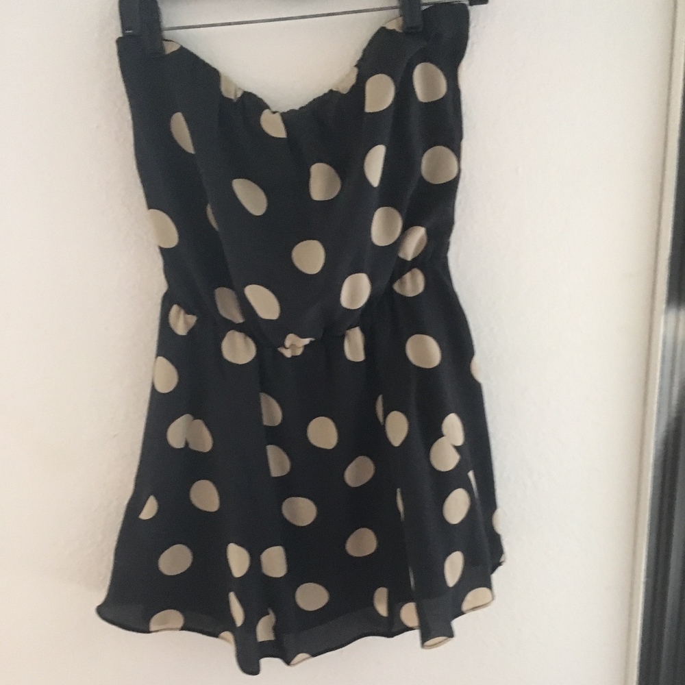 flow polka dot dress
